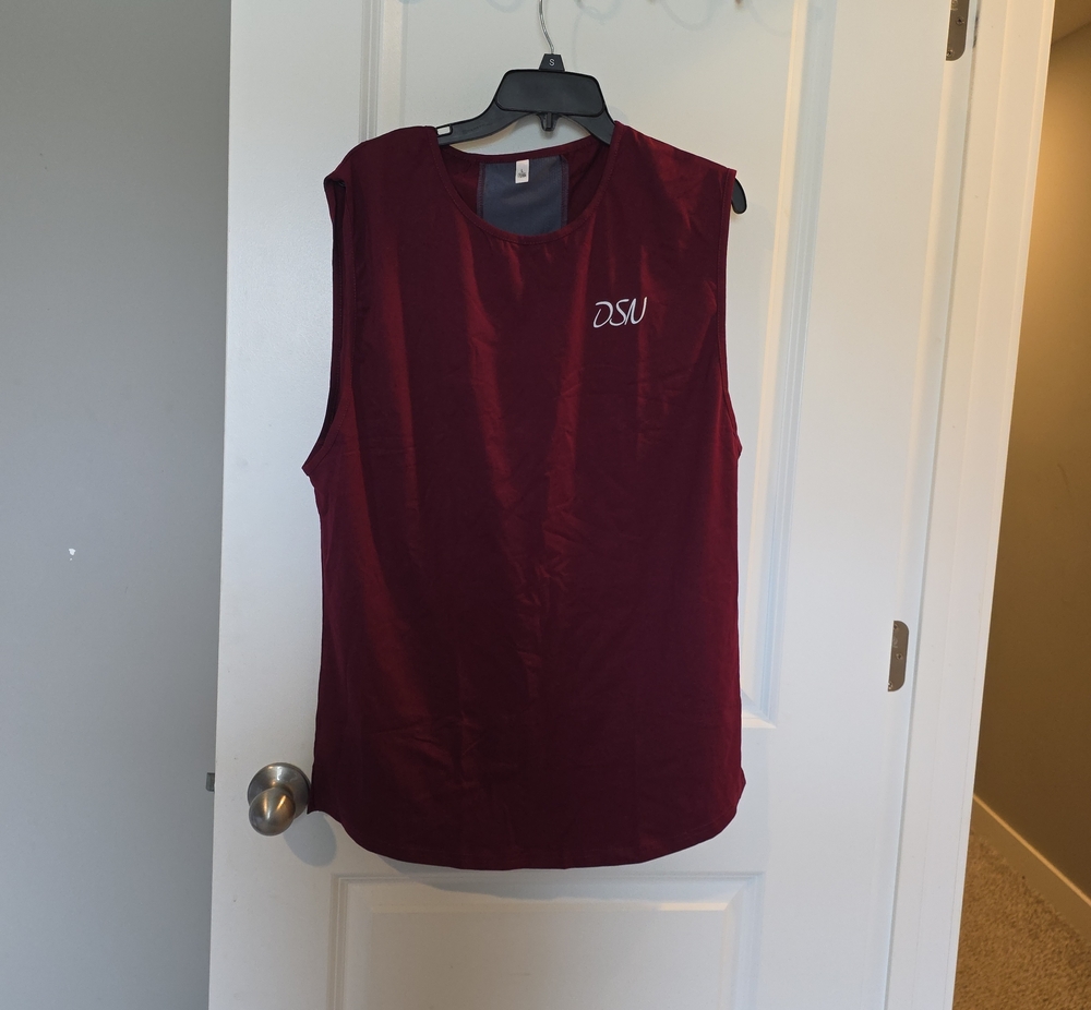 DSU Men's Maroon Athletic Tank Top